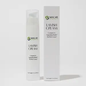 LAVISH CREAM - Compare to Augustinus Bader The Rich Cream - Smooth Velvety Moisturizer for All Skin Types. Vegan, Cruelty Free, Fragrance Free Skincare. 1.7 oz 50mL