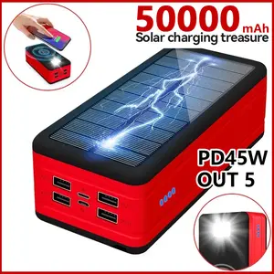 50000mAh 120W Ultra High Capacity Powerbank Portable Charger for All Phones iPhone Samsung Huawei Xiaomi-20W Fast Charging 50000mAh Power Bank Portable Battery Charger for iPhone Samsung