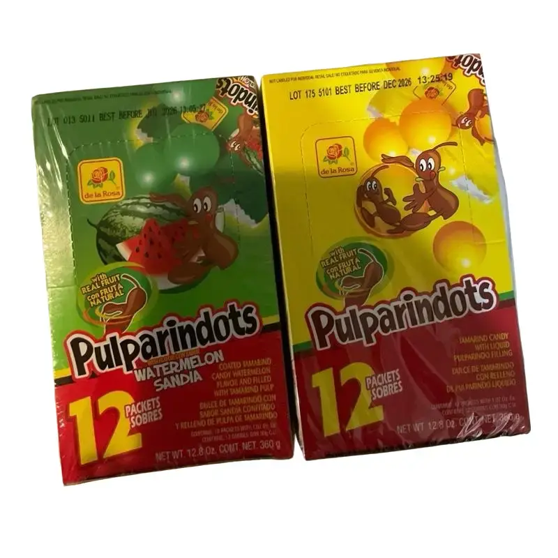 Pulparindo dots candy Tamarindo or watermelon , spicy