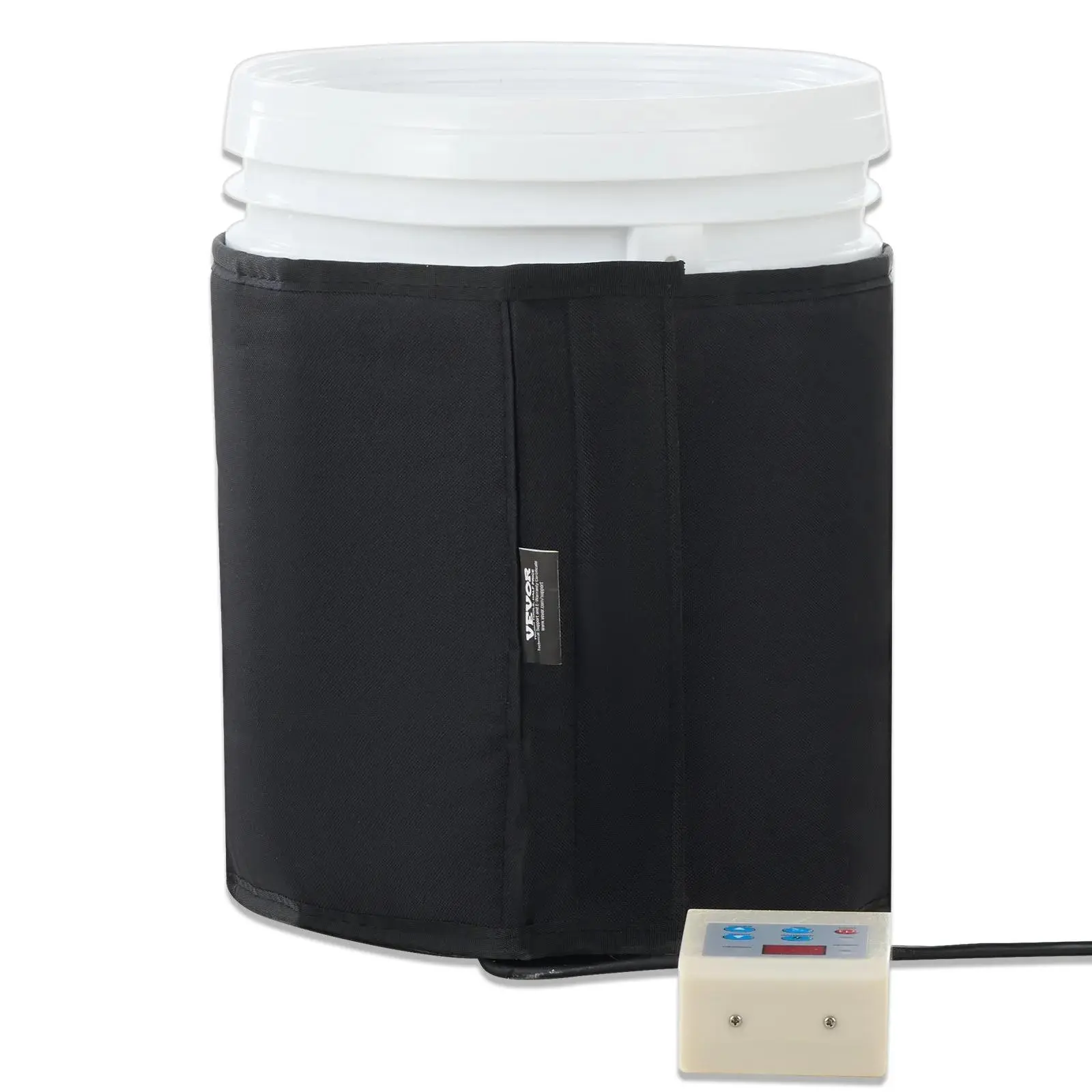 【SummerFinds】VEVOR 5 Gal Metal Drum Heater 250W 0-145℉ Adjustable w/ Independent Thermostat