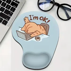 Comfortable Universal Mouse Pad with Smooth Wrist Rest, Perfect for Office and Home Use, Suitable for Laptops Computers and Keyboards, Mousepad
