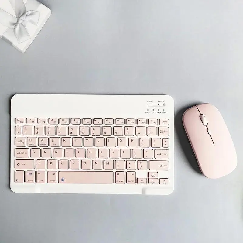 10 inch Magnetic Mini Portable Compact Keyboard Tablet Keyboard for iPad 2024 10.9 11 10.2 Bluetooth Rechargeable Keyboards for Xiaomi 6 Huawei Matepad 11.5 Wireless Mouse and Keyboard Set Android