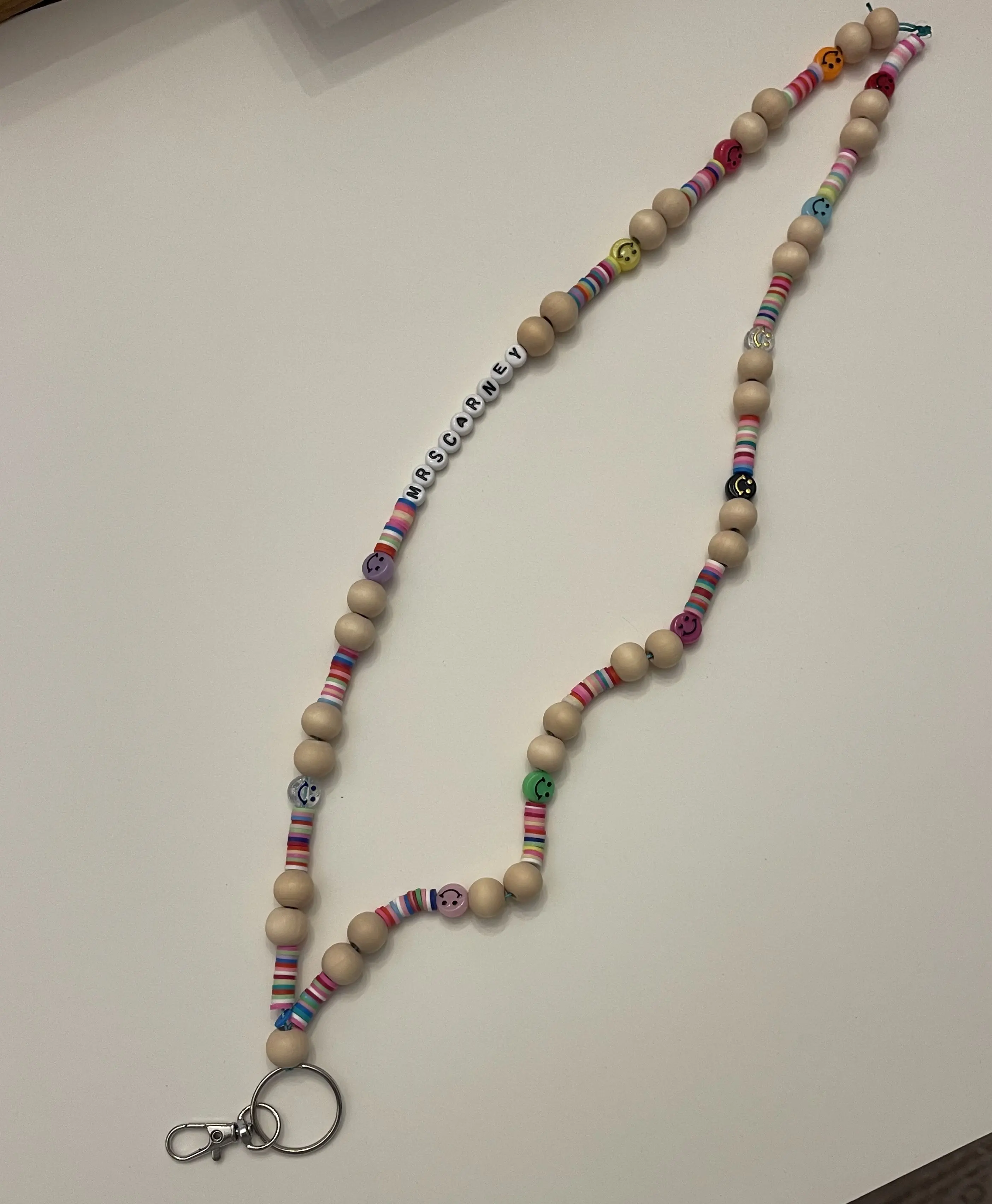 Happy Hue Teacher Lanyard