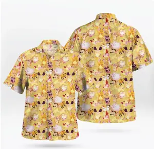 Too Cute To Be Single – Tropical PKM Party – Yellow Aloha Hawaiian Shirt