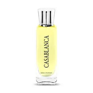 Swiss Arabian Casablanca Fruity Woody Amber Scent, Eau de Parfum Warm Sweet Fragrance,  Long-Lasting Perfume for women and men 3.8 oz