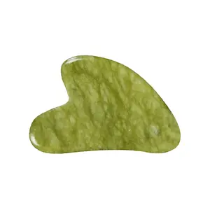 Jade Gua Sha Tool for Face & Eye, Anti-Puffiness & Jawline Sculpting, Women's Skincare Essential, Natural Beauty Enhancement Accessory, Facial Care Tool