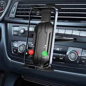 360° Rotatable CD Port Car Phone Holder, Durable & Stable Phone Holder for Car, Universal Car Phone Holder Mount for CD Player Slot, Cell Phone Car Mount, Compatible with 4.7-14 Inch Smartphones & Tablets