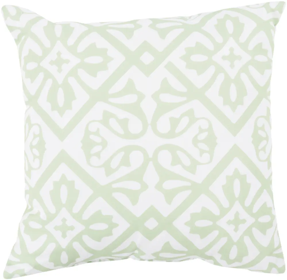 Livabliss RG065-2626 Rain 26 x 26 x 5 in. Throw Pillow, Green - Large