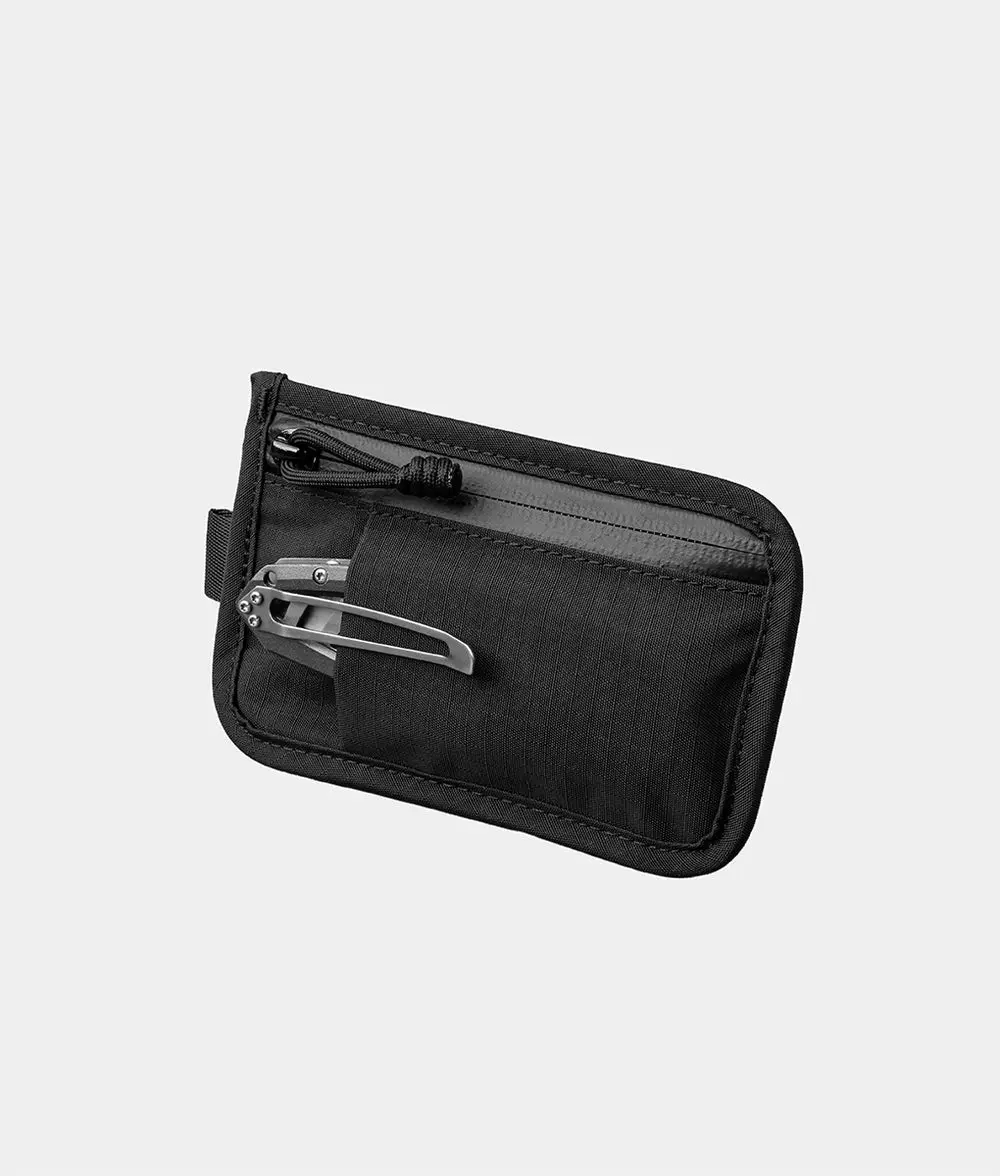 ALPAKA Stash Mini Pouch - Weatherproof EDC Storage Bag with Zipper, Lightweight Men's Clutch, Compact Travel Use Tech Organizer