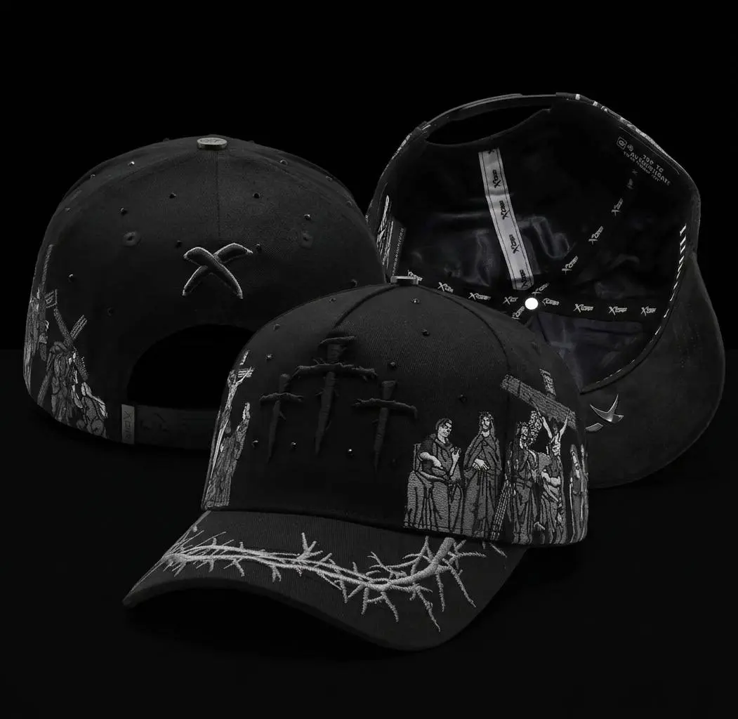 Viacrucis Black Unisex Cap