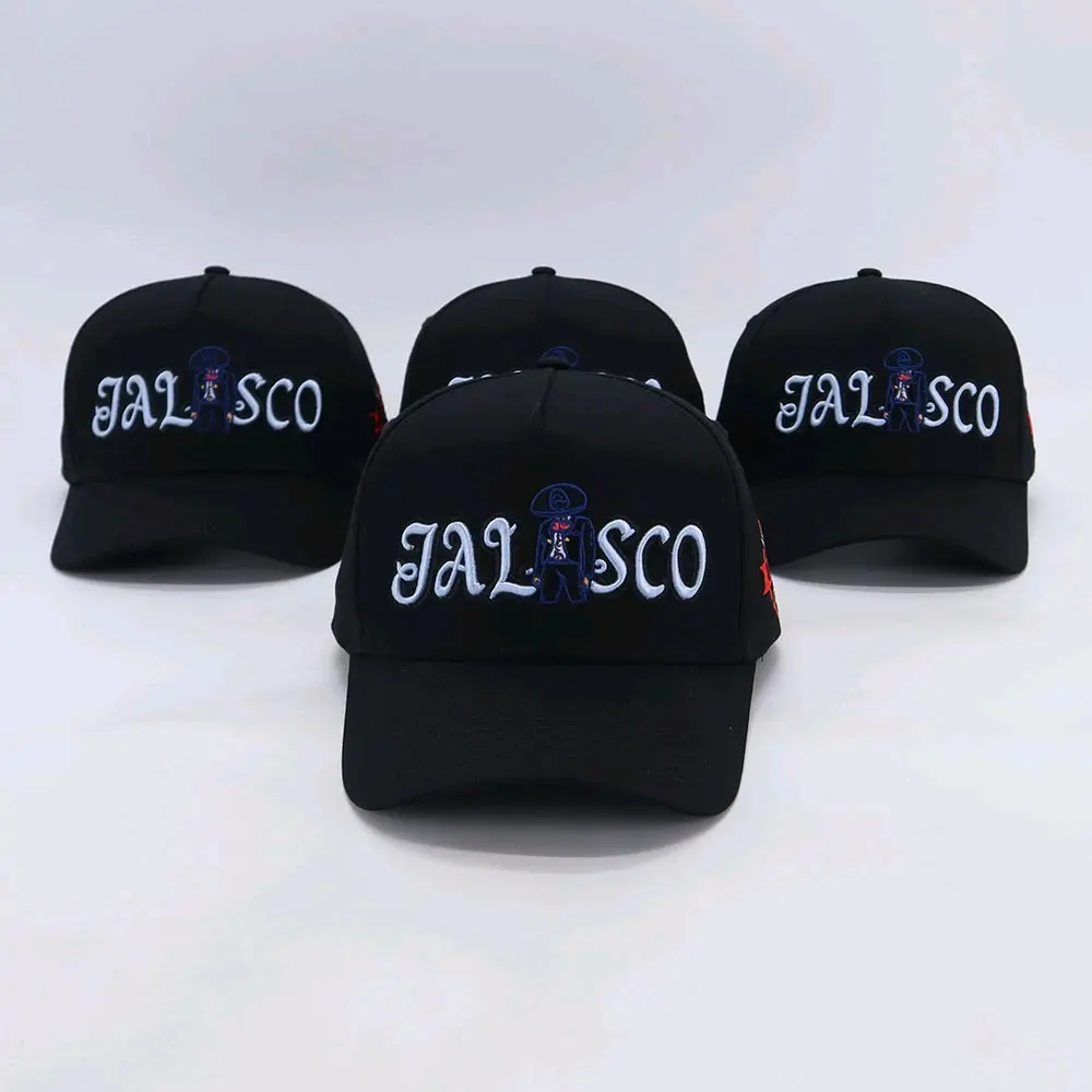 Jalisco Hat with Mariachi Embroidered Unisex - Traditional Mexican Style