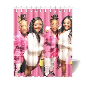 Custom Shower Curtain & Bath Rug Set