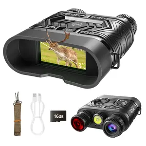 Features include a 3.0-inch high-definition screen, an F1.6 ultra-large aperture, and infrared night vision for both day and night use. Suitable for activities such as camping, exploration, night fishing, wildlife observation, and photography.