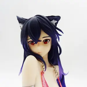 Anime Design 1/6 Scale PVC Action Figure, 16cm Red Battle Outfit Beautiful Girl Anime Model Toy, Collectible Doll Gift for Hobbyists