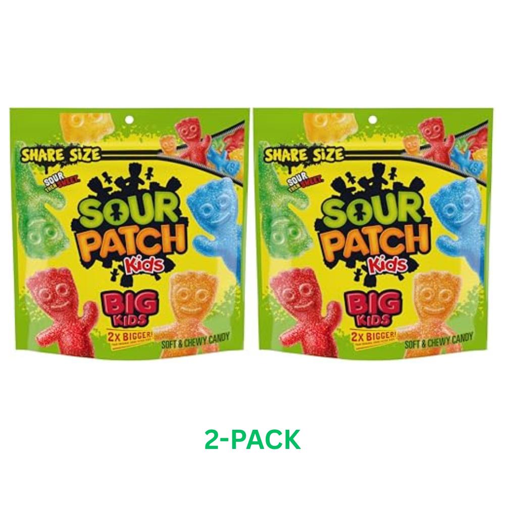 SOUR PATCH KIDS Big Kids Soft & Chewy Candy, Share Size, 12 oz (Pack of 2) SOUR PATCH KIDS Big Kids Soft & Chewy Candy, Share Size, 12 oz (Pack of 2)