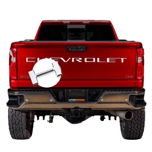 tailgate insert letters stickers for trucks Compatible with 2019 2020 2021 2022 2023 2024 2025 Chevy chevrolet Silverado 3D Emblems Badge，Strong 3-M Adhesive Automobile Decals Car Vehicle Decoration Automotive Accessories
