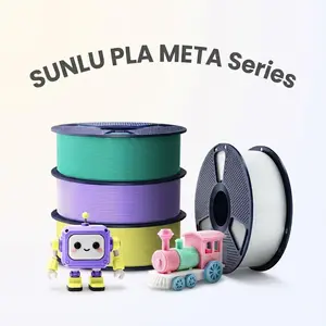 PLA Meta Macaron Colors 3D Printer Filament PLA Meta Filament, 1KG PLA 3D Printer Filament 1.75mm, Tougher Neatly Wound 3D Filament, Dimensional Accuracy +/- 0.02 mm