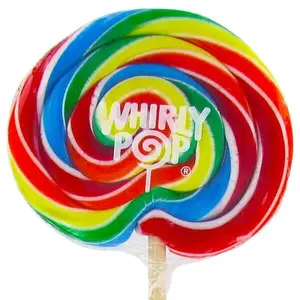 Whirly Pop 3-Ounce Swirl Suckers - Rainbow: 48-Piece Case Whirly Pop 3-Ounce Swirl Suckers - Rainbow: 48-Piece Case