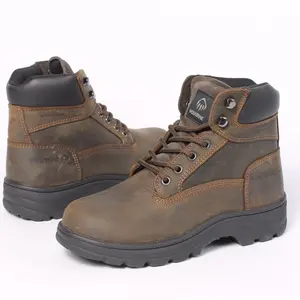 Men's Wolverine Work Boots - Waterproof and Brown - Footwear, Walking Shoes Leather