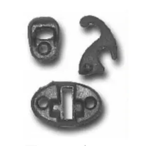 212 MAIN John Wright 88-303B WeatherWright Bermuda Shutter Fasteners - Weatherproof Complete Pair Kit for Wood Sills, Sailing Use