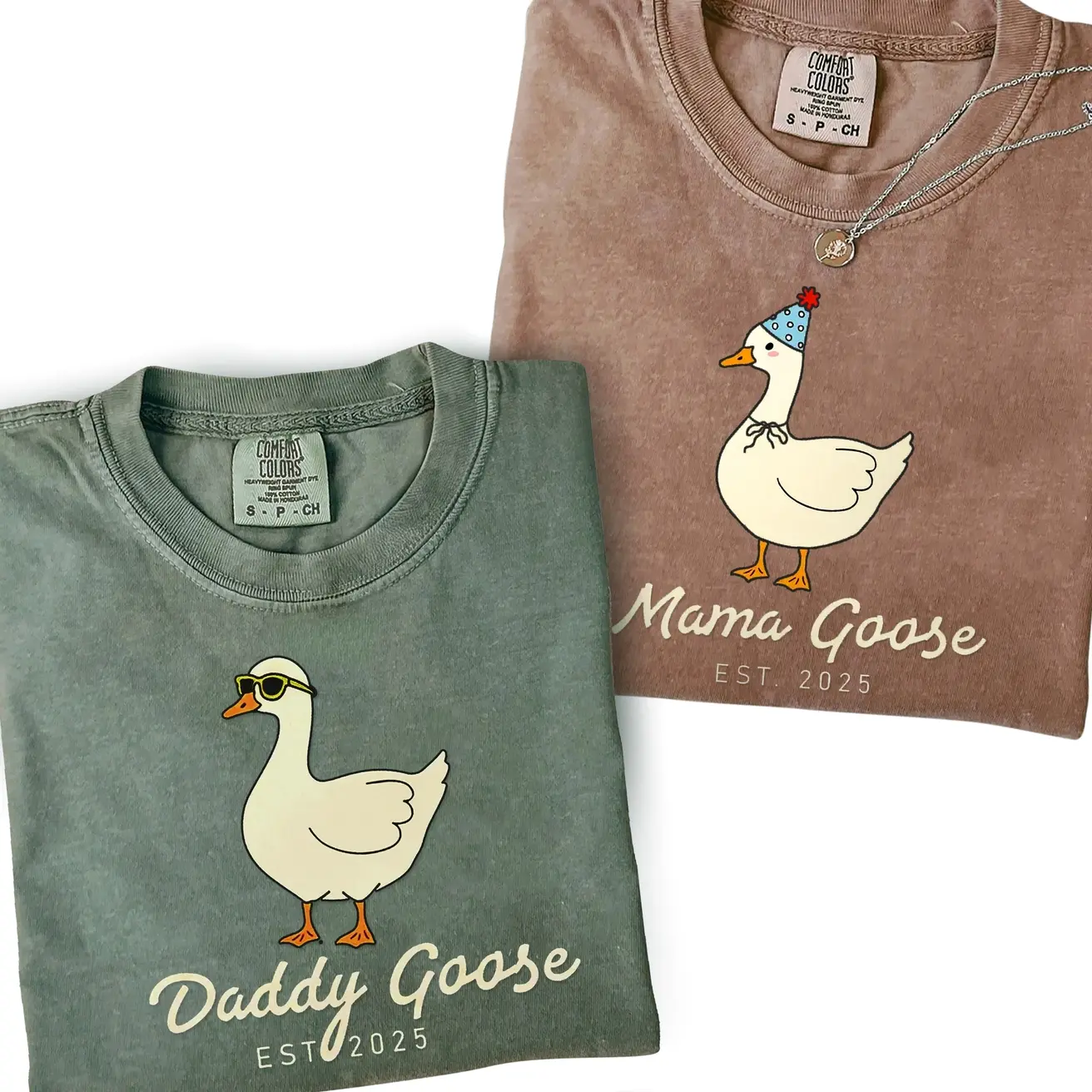 Comfort Colors Silly Goose Custom Year Shirt, Couple Shirt Silly Goose Birthday Silly Mama Silly Daddy Silly Goose Party, Goose Family Hoodie, Silly Shirt MAW
