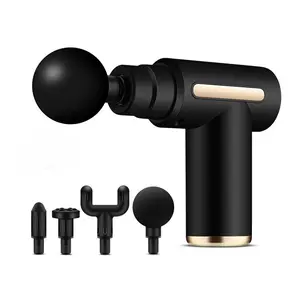 Massage Gun,Upgrade Deep Tissue Muscle Massage for Pain Relief,Percussion Massager with 4 Massage Heads & Silent Brushless Motor,Portable Handheld Massager Gifts for Women Men