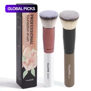MAANGE Multi-color Professional Liquid Foundation Brush, 2 Counts/set Makeup Brushes, Fashion Makeup Tool for Women