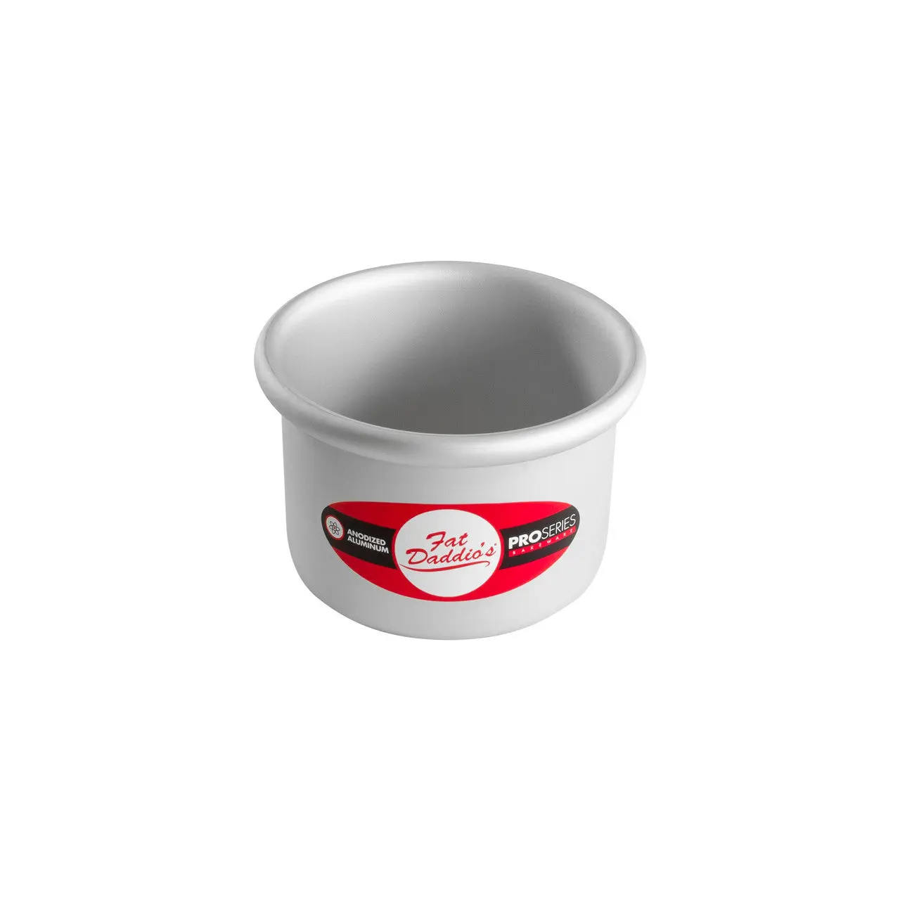 Fat Daddio's PRD-43 Anodized Aluminum Round Cake Pan, 4 x 3 inch