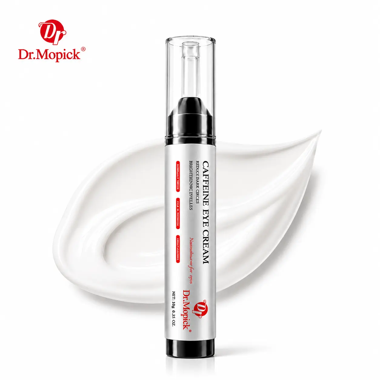 DR.MOPICK Revitalizing Eye Cream with 0.1% Retinol & Caffeine, Anti-Aging & Anti-Wrinkle Moisturizer, Korean Skincare Eye Treatment, 20g, Anti Wrinkles Eye Treatments, Anti-Wrinkle Solution