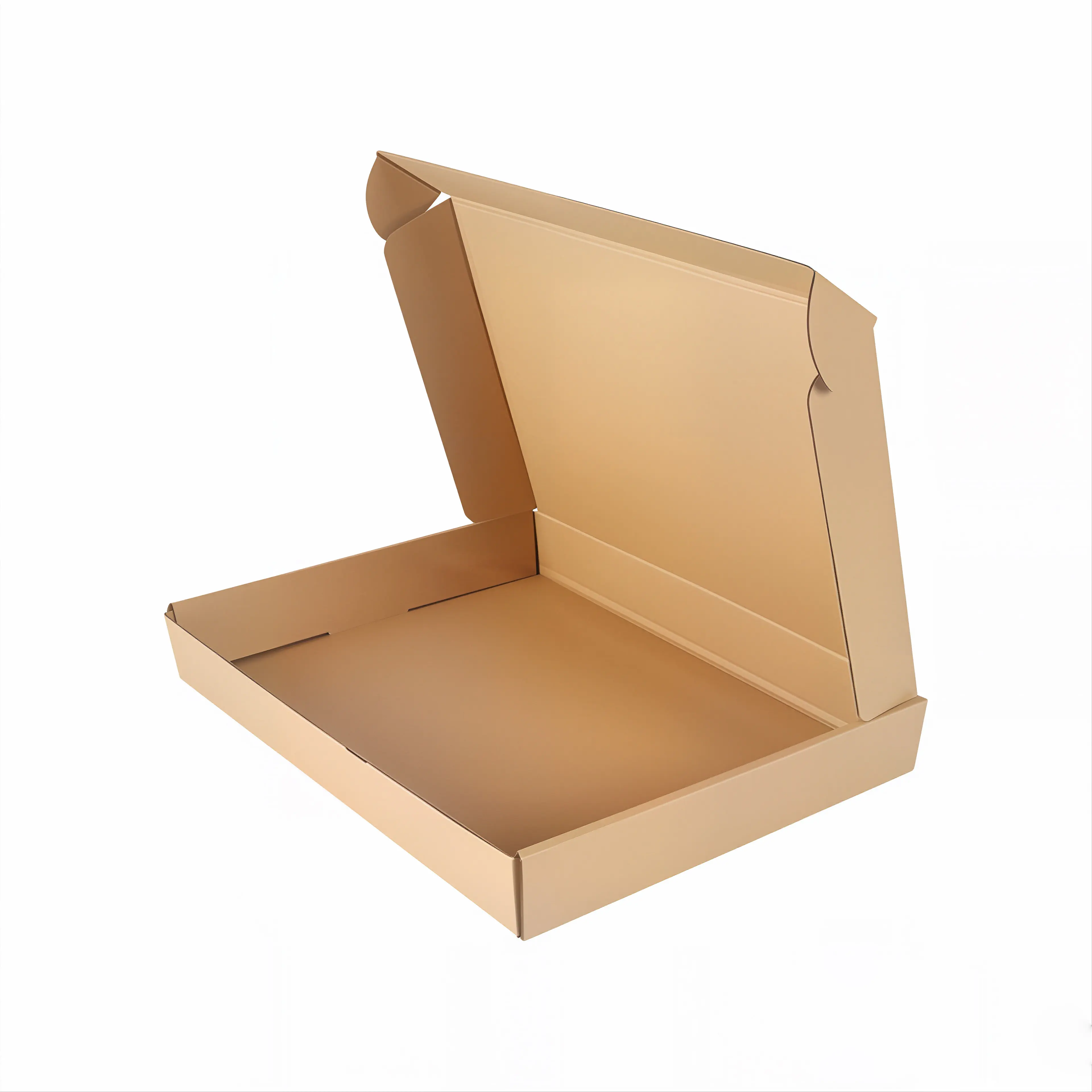 Eco-Friendly Corrugated Cardboard Box Organizer - Collapsible, Durable, 15.8x11.8x2" Close-Fold Crush-Resistant Storage Carton, 10/20 Count Options for Shipping/Storage (10pcs)