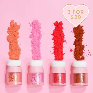 P.Louise The Cheek Of It Loose Powder Blush - Coral Morals