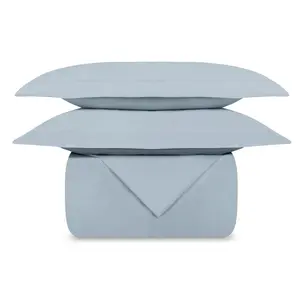 100% Organic Cotton Percale Duvet Cover Set