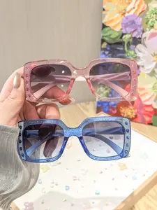 Vintage Sweet Cute Casual Trendy Glasses for Kids 4-8 Years, Lightweight Durable Princess Style, Perfect for Daily and Parties