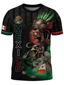 Mexico Aztec Warrior Eagle Heritage Spirit Pride Legacy Culture Shirt, Soccer Jersey, Sports, Breathable Comfort, Party, Game Viewing, Gift