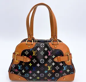 Pre-owned Louis Vuitton Black Monogram Multicolore Claudia Bag
