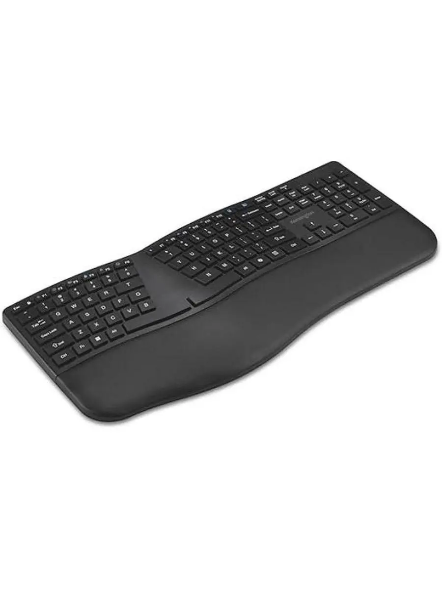 Kensington K72485NA Pro Fit Ergo KB680 EQ Wireless Keyboard - Bluetooth & 2.4GHz Connection - Rechargeable - Ergonomic Design, Split-Keyboard