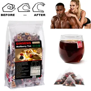 Kidney & Liver Detox Ten Treasure Tea , Ginseng Red Date Goji Blend 40 Bags Herbal Beverage, Boost Energy & Improve Sleep, organizer gift