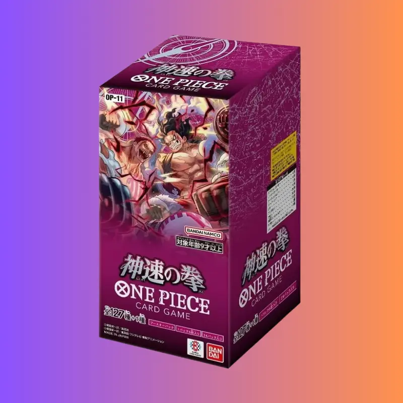 op11 booster box price One Piece A Fist of Divine Speed (OP-11) Booster Box (Japanese) main image 0