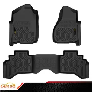 3D Molded TPE Floor Mats Liners Fit For 02-09 Dodge Ram 1500 2500 3500 Quad Cab