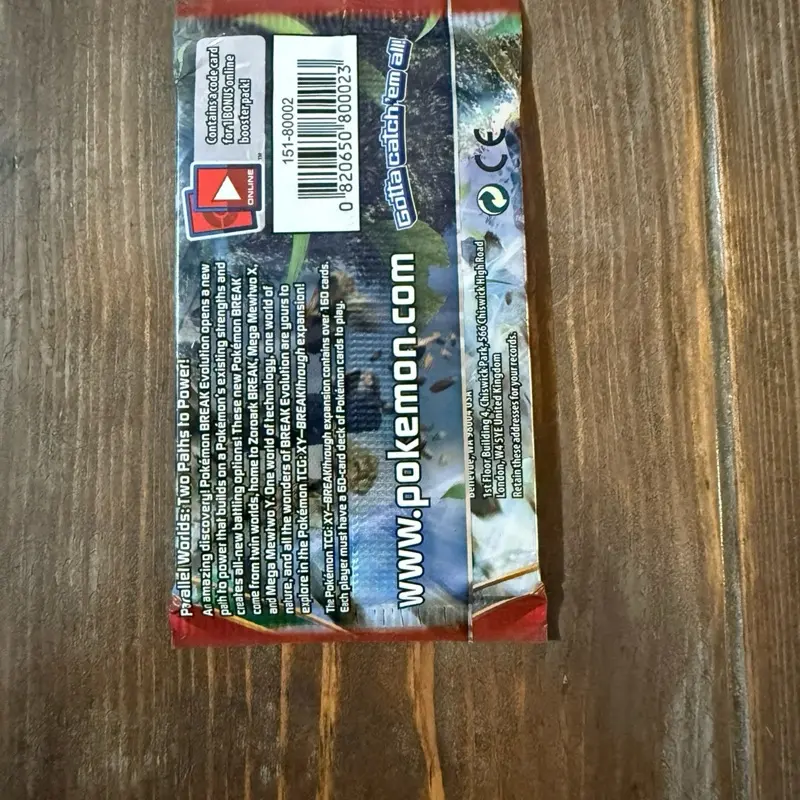 Pokemon Tcg XY BREAKthrough Booster Pack - TikTok Shop