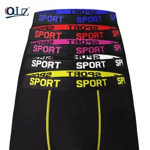12pcs-Men's Stretchy Boxer Briefs with Letter Tape, Casual Comfy Breathable Underwear for Daily Wear, Men's Underwear for All Seasons