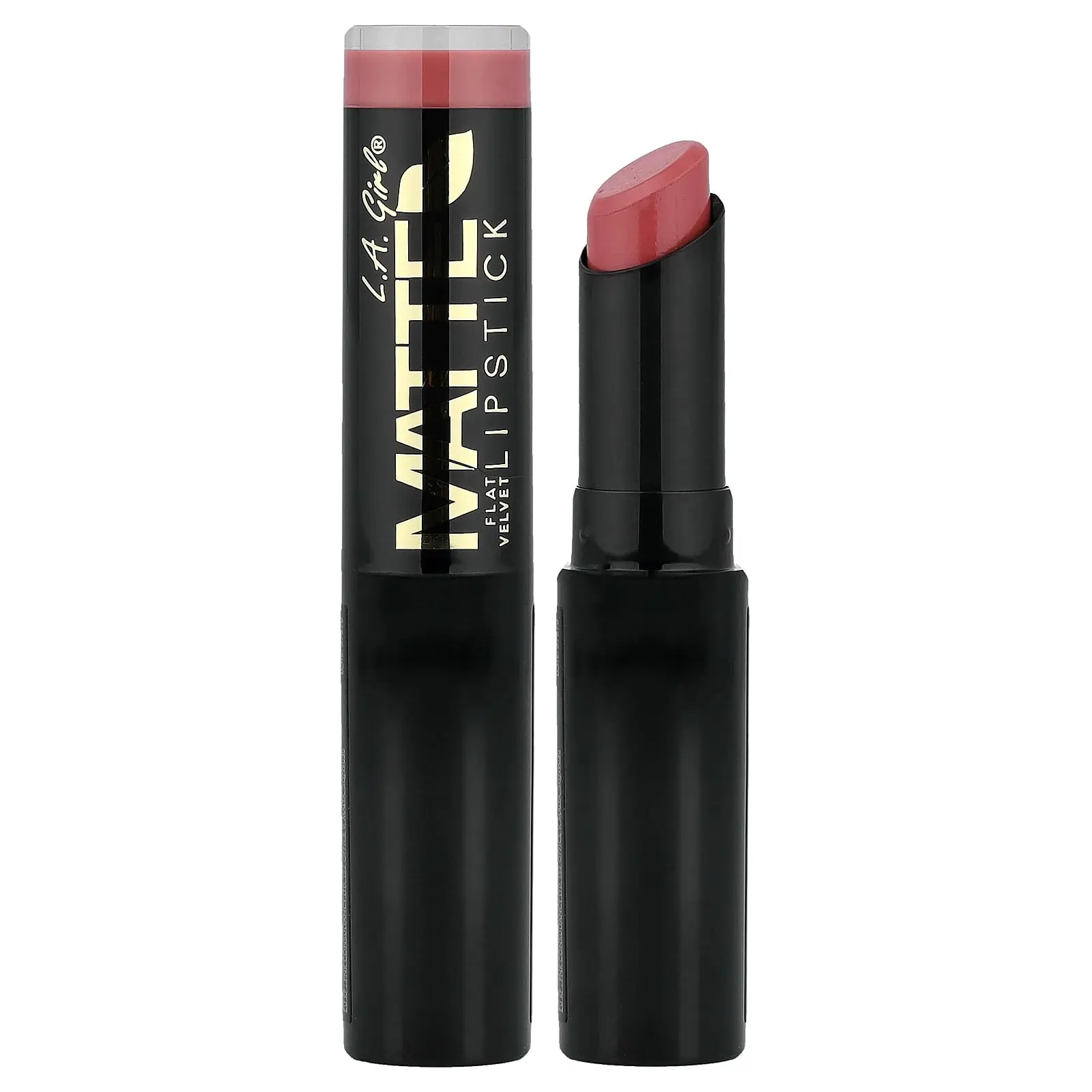 L.A. Girl Matte Flat Velvet Lipstick, GLC812 Snuggle, 0.1 oz (3 g)