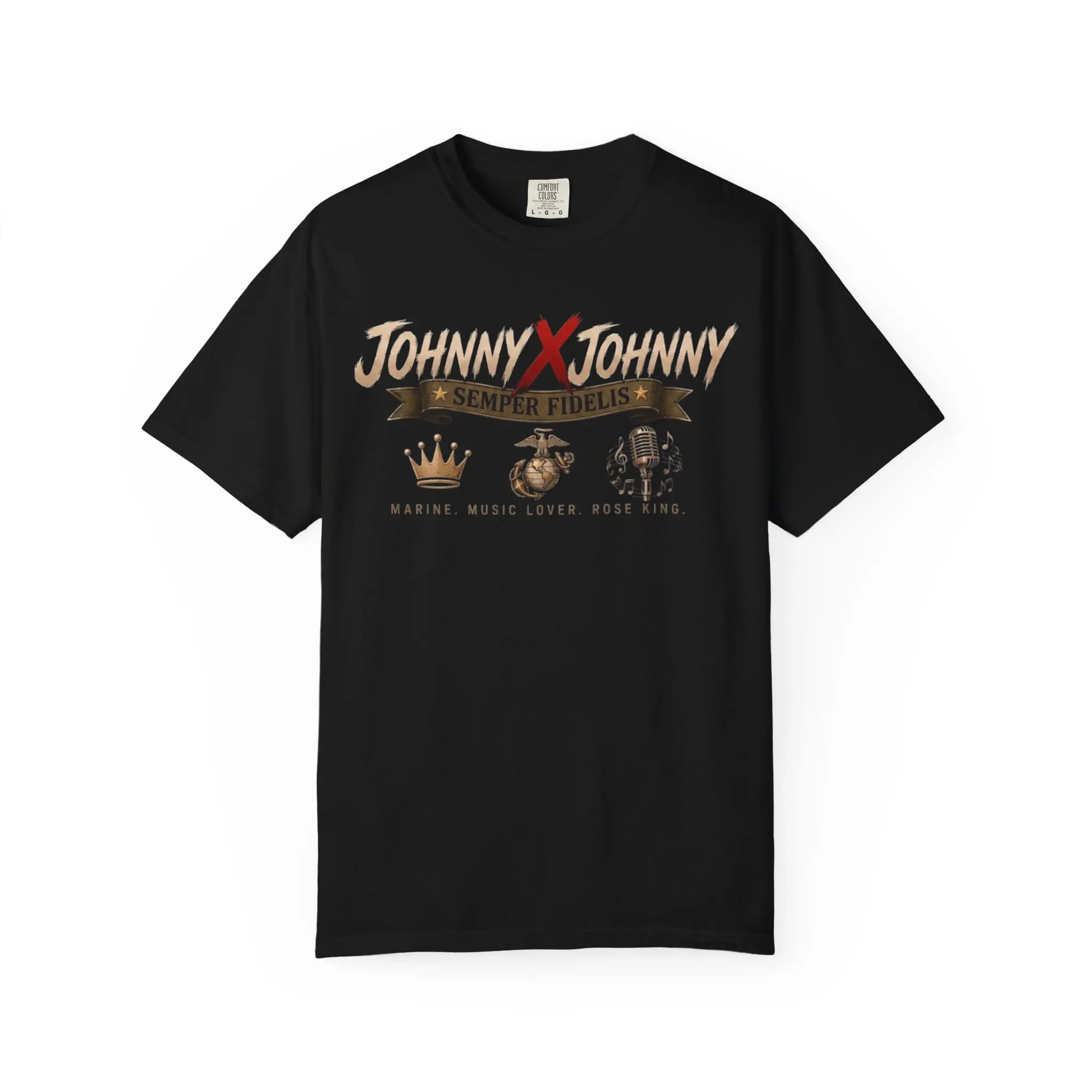 T-Shirt — Johnny X Johnny “The Rose King” Vintage Rock Graphic Tee