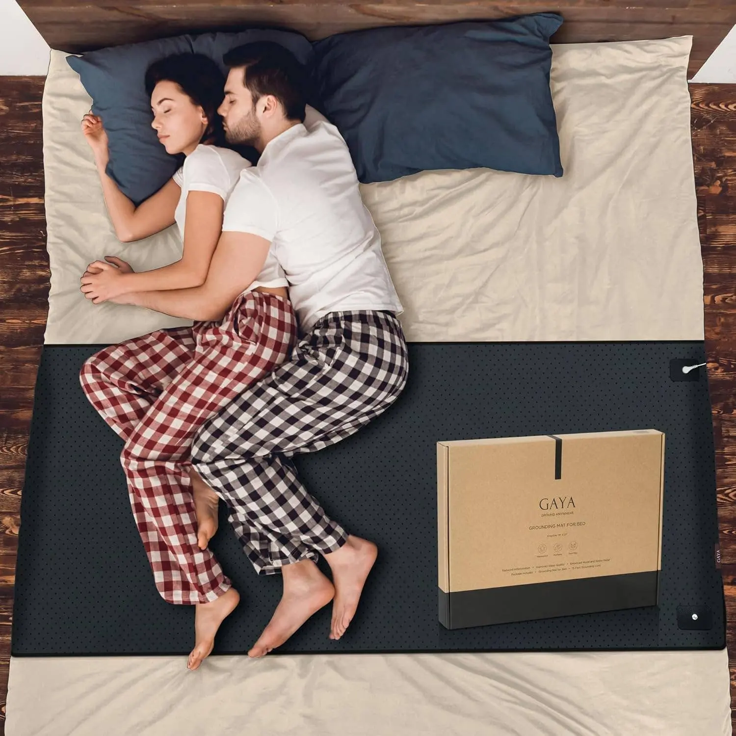Grounding Bed Mat with Conductive Layer – Supports Better Sleep, Reduces Inflammation