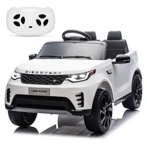 Gaomon 12V 4.5AH Kids' Electric Ride-On Car, 4-Wheel Design Parental RC Toy Vehicle with Soft Start, 3 Speeds, Double Seats & LED Lights (White), Four Wheel Design