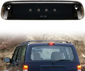 Nilight Smoked Lens LED Third Brake Light, High-Mount 3rd Stop Light Rear Cab Lamp with LED Backlights, Compatible with 1997-2001 Jeep Cherokee SUV Automotive Accessories