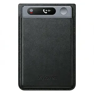 Xyloven AI Voice Recorder with Call Recording Agentic AI Notetaker Translator 64GB Memory Note Recorder App Control Magnetic Case 103 Languages Transcribe Audio