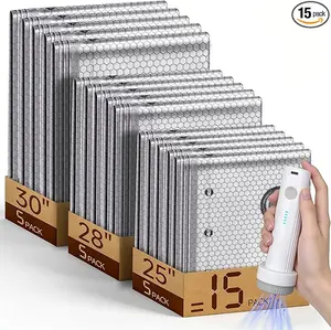 Space Saver Vacuum Storage Bags with Portable Electric Pump, Vacuum Sealed Bags for Travel, Compression Bags for Travel, Clothes, Blankets, Seasonal Storage, 15-Pack (5L/5M/5S)