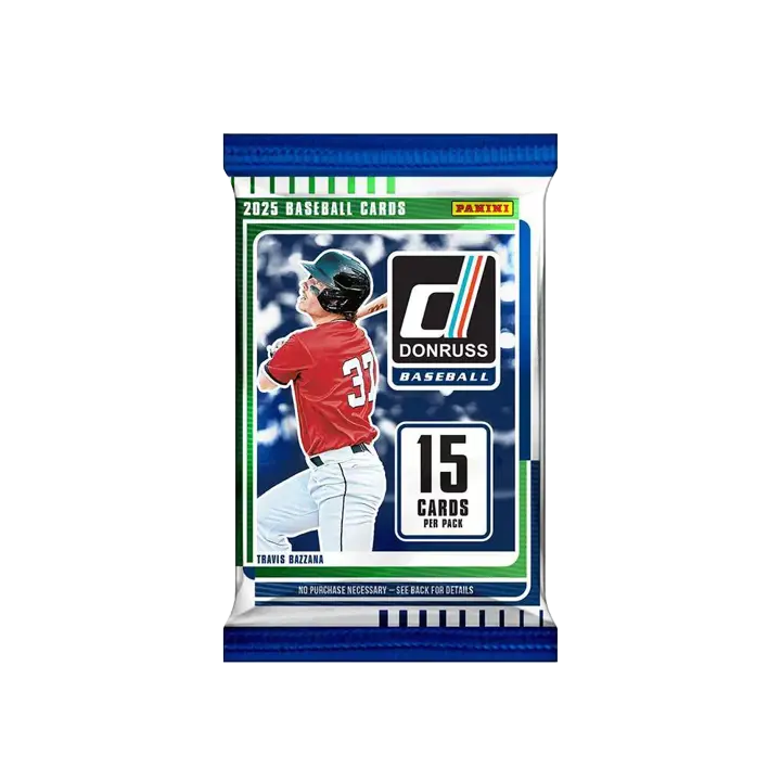 2025 Panini Donruss Baseball Blaster Card Pack - 15 Sports Trading Cards