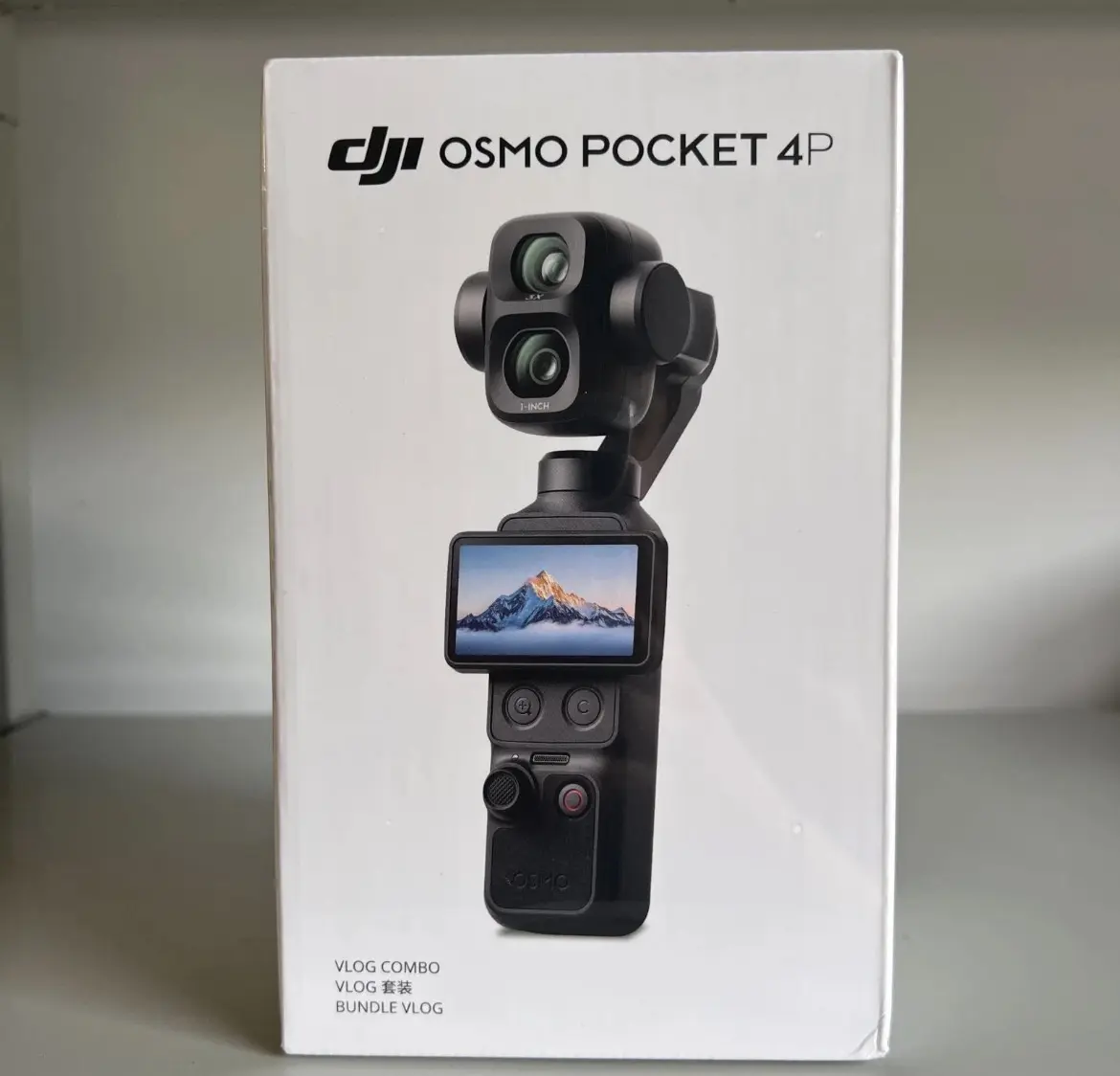 Original DJI Osmo Pocket 4P Standard Combo 3-Axis Gimbal Action Camera New Sealed